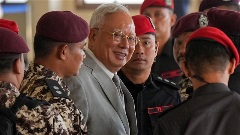 馬來西亞前首相納吉涉1MDB弊案，再遭法院重判。（圖／美聯社／達志影像）