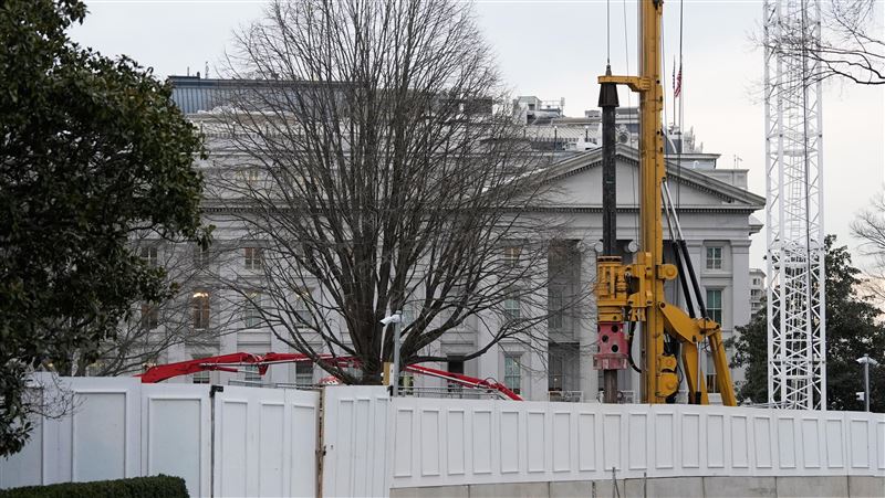 白宮將於1月公開東翼宴會廳改造的相關細節。（圖／美聯社／達志影像）