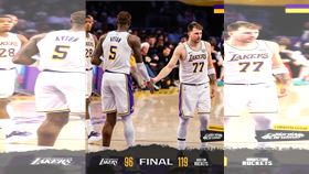 湖人隊近期吞下3連敗。（圖／翻攝自X平台 @Lakers）