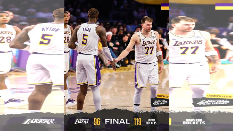 湖人隊近期吞下3連敗。（圖／翻攝自X平台 @Lakers）