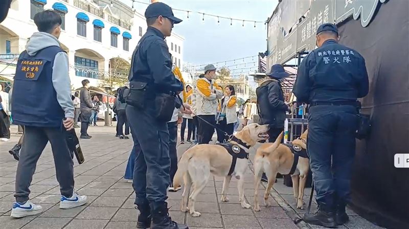 警犬隊也將出動。（圖／翻攝畫面）