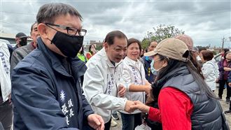 竹縣長參選人陳見賢造勢　藍營大咖合體