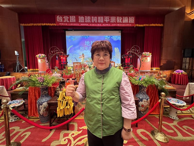 謝玉慧院長表示，當社會面臨不確定與衝突時，宗教更應扮演穩定人心的角色，透過理解與尊重，建立彼此信任。（圖／主辦單位現場拍攝提供）