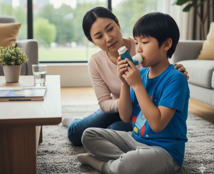 空污、溫差大「氣喘」進入好發期！使用藥物產生依賴性？ 醫師：關鍵在家長！（圖／醫健新聞網提供）