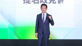 民進黨台南市長提名人政見會，林俊憲會前受訪（圖／翻攝畫面）