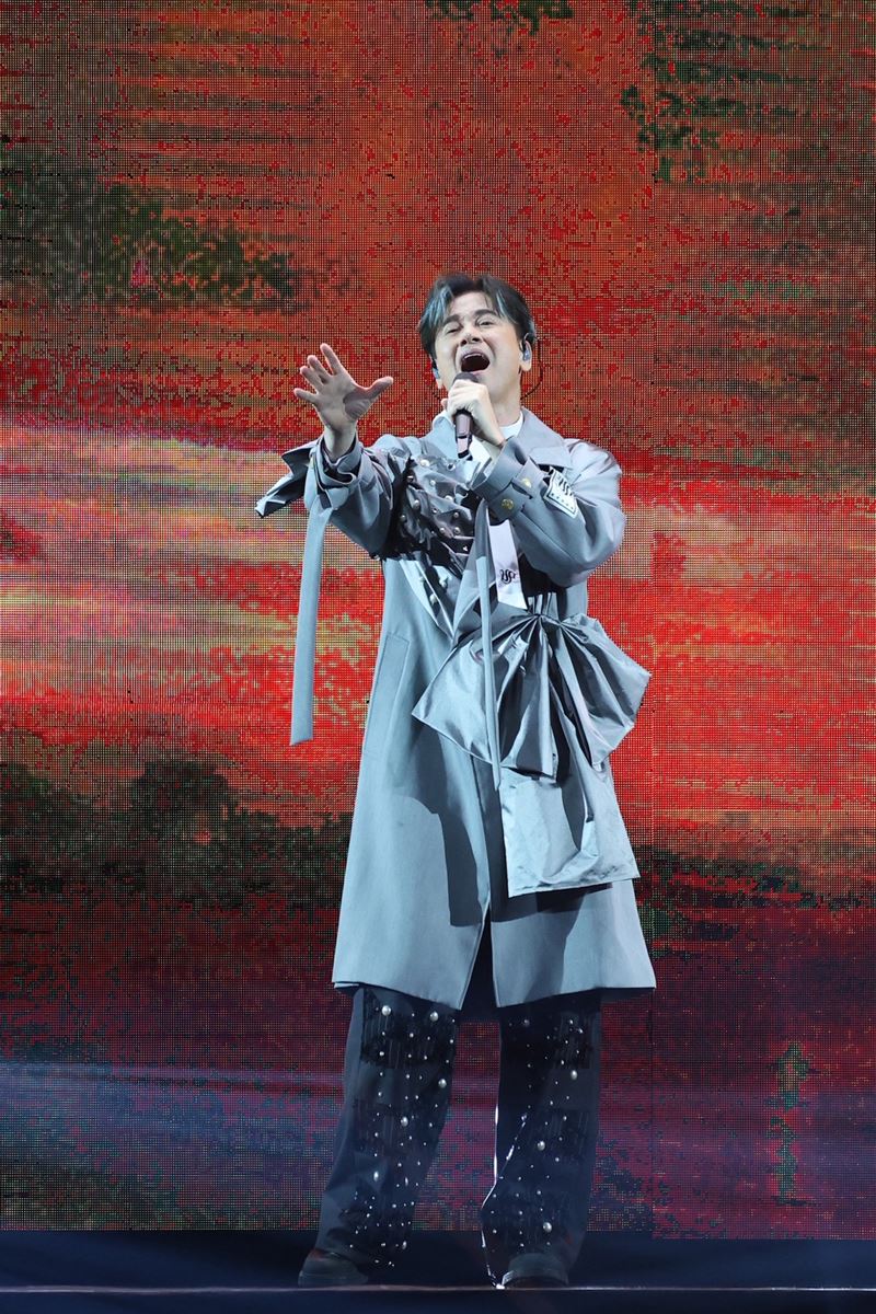 李聖傑在台北小巨蛋開唱。（圖／記者鄭孟晃攝影）