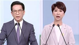 林俊憲、陳亭妃回應邱明玉提問「舉出對方一個優點」（圖／翻攝自民進黨直播）