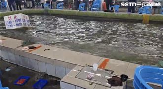 宜蘭強震釣蝦場如驚滔駭浪　釣客：如海嘯