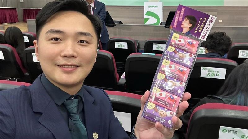 許家睿地震發生時，人正在電梯內。（圖／翻攝自Threads）