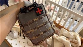 防災避難包。(圖／翻攝自張文潔臉書)