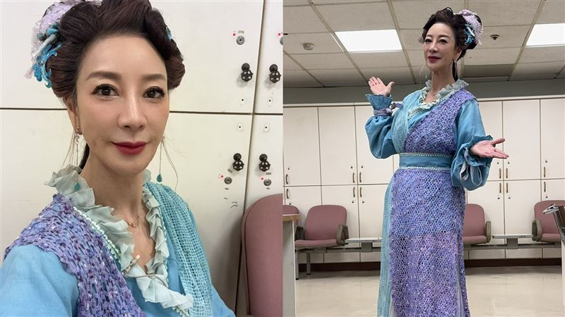 楊繡惠在臉書透露，自己深夜錄製節目時，突遇強震來襲。（圖／翻攝自楊繡惠臉書）