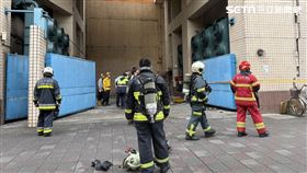 台北市復興南路一段變電站發生火警。（圖／翻攝畫面）