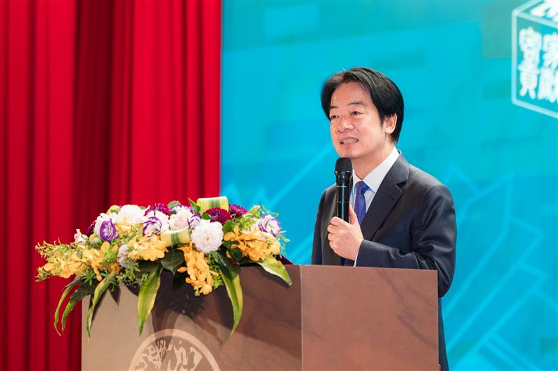 總統賴清德今（28）日出席「2025客家貢獻獎暨客家事務專業獎章表揚典禮」。（圖／總統府提供）