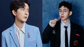 于朦朧（左）墜樓離世後，焦邁奇（右）也被懷疑出現在案發現場。（圖／翻攝自于朦朧、焦邁奇微博）