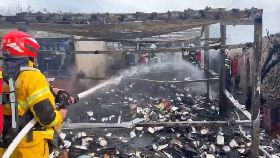 澎湖鐵皮屋燒餅油酥鍋起火　消防獲報搶