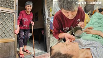 地震狂搖也走不了　84歲嬤顧病兒又養兩孫