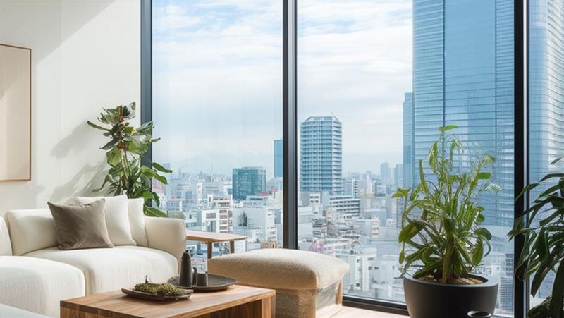 信義居家指出，窗戶施作隔熱膜，除可達到冬暖夏涼效果，還隔熱膜具備的防爆特性，在強風或地震導致玻璃破裂時，能有效減少碎片飛散風險。（圖／信義居家提供）