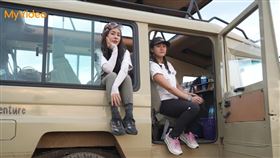 雷艾美（左）與文姿云（右）是隊中唯二女隊員，將挑戰自己的體能與意志極限。（圖／台灣大哥大MyVideo提供）