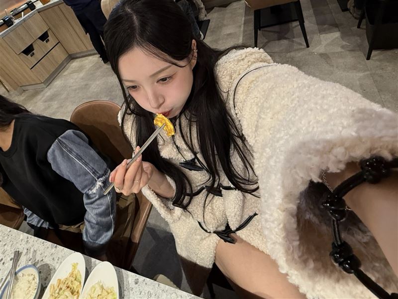 李晧禎全妝現身台北東區。（圖／翻攝自李晧禎Threads）