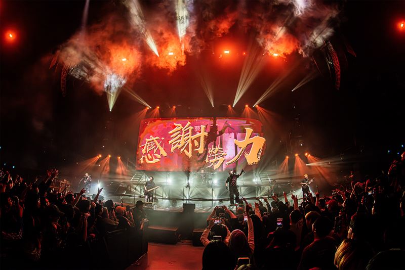 血肉果汁機成為首登高流的重金屬樂團。（圖／血肉果汁機提供）