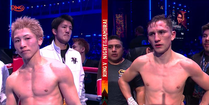 井上尚彌打完12回合臉上幾乎無傷，皮卡索認為自己並沒有輸，但臉上傷勢已說明一切。（圖／翻攝自 YT@Ring Magazine）