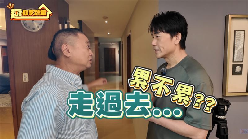 邰智源好奇問「平常在家裡有在開車嗎？」羅時豐笑稱「在家裡頂多慢跑」。（圖／翻攝自《大牛比較攬》YouTube）