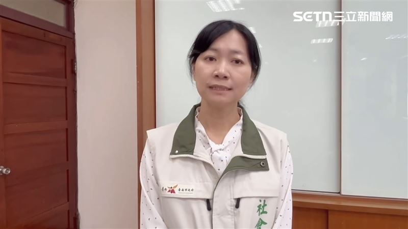 台南市社會局兒童福利科長楊小萱說明本案處置情形。（圖／翻攝畫面）