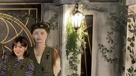 陳沂日前赴中國與鍾明軒玩密室逃脫。（圖／翻攝自陳沂臉書）