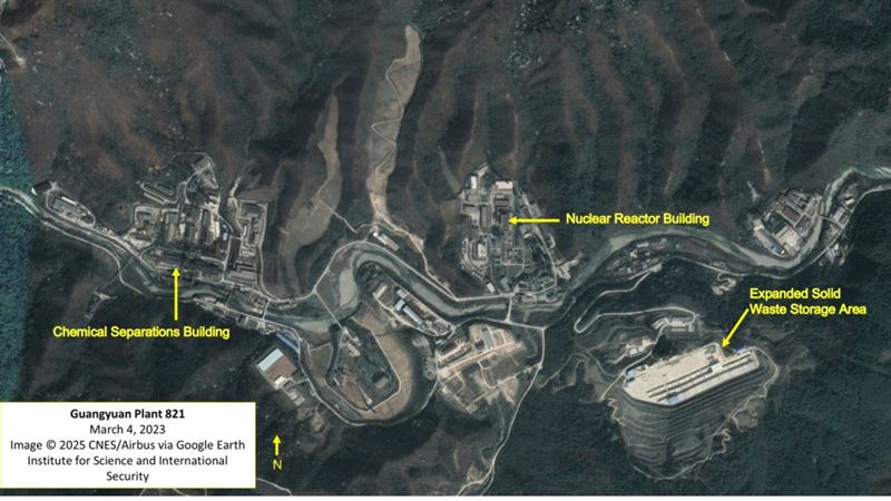 中國在四川梓潼所擴建的高爆炸藥工廠。（圖／翻攝自X平台 @Globalsurv）