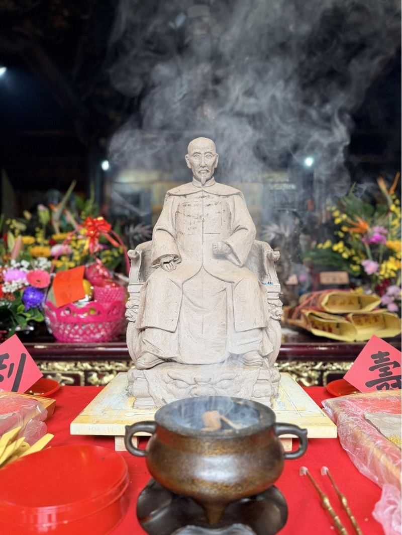 王得祿將軍神像。（圖／翻攝自溪北六興宮粉絲專頁）