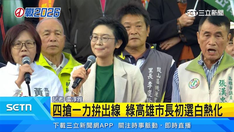 綠營初選激烈　林岱樺鳳山造勢大會登場