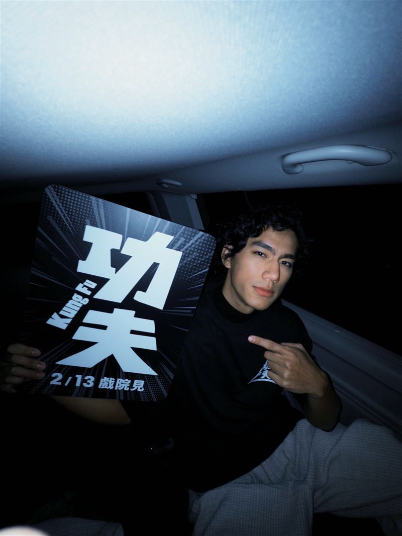 《功夫》朱軒洋出席彰化月影燈季點燈儀式。（圖／麻吉砥加 提供）