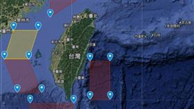 台灣外交部長吳釗燮在X平台貼出了中共環台軍演。（圖／翻攝自X平台 @josephwutw）