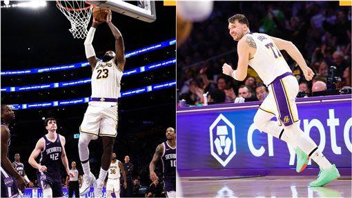 詹姆斯破8成命中率　與東契奇率湖人止敗