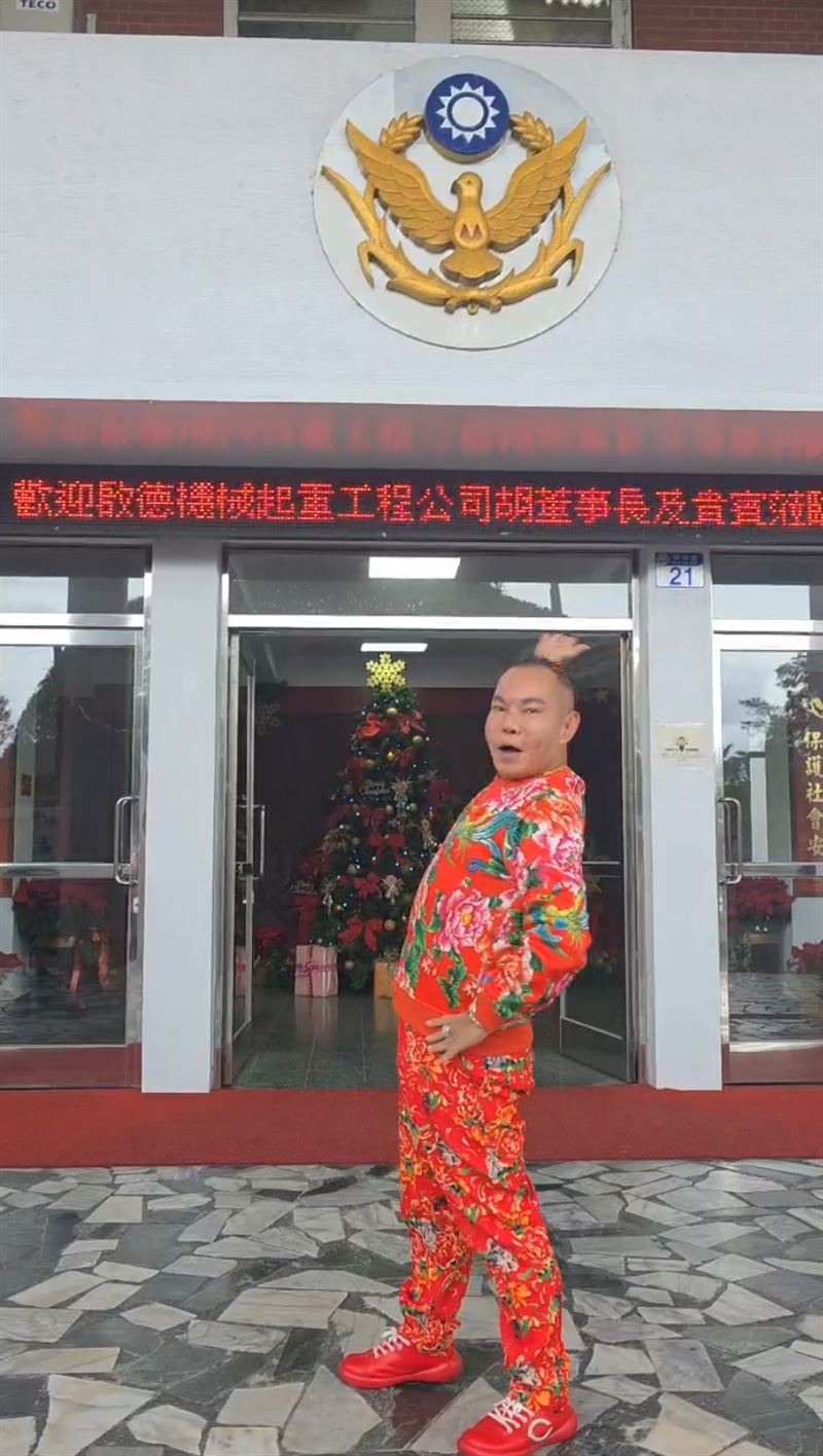 吊車大王胡漢龑今（29日）又前往花蓮。（圖／胡漢龑提供）