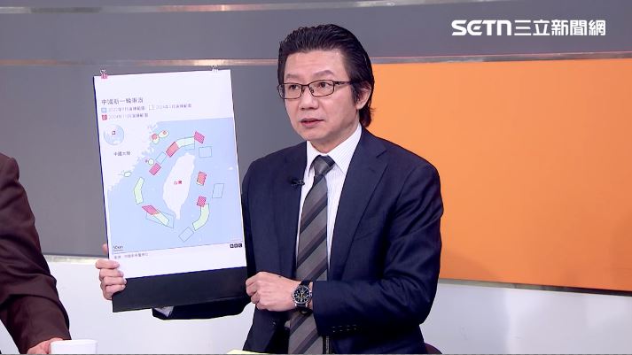 軍事專家吳明杰分析軍事議題。（圖／前進新台灣）