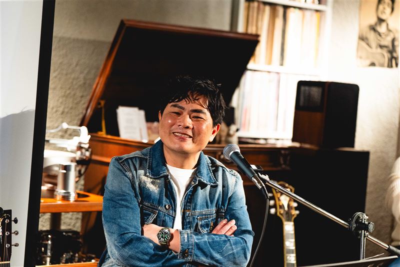 蘇明淵舉辦《主題歌》專輯聽歌會。（圖／蘇明淵提供）