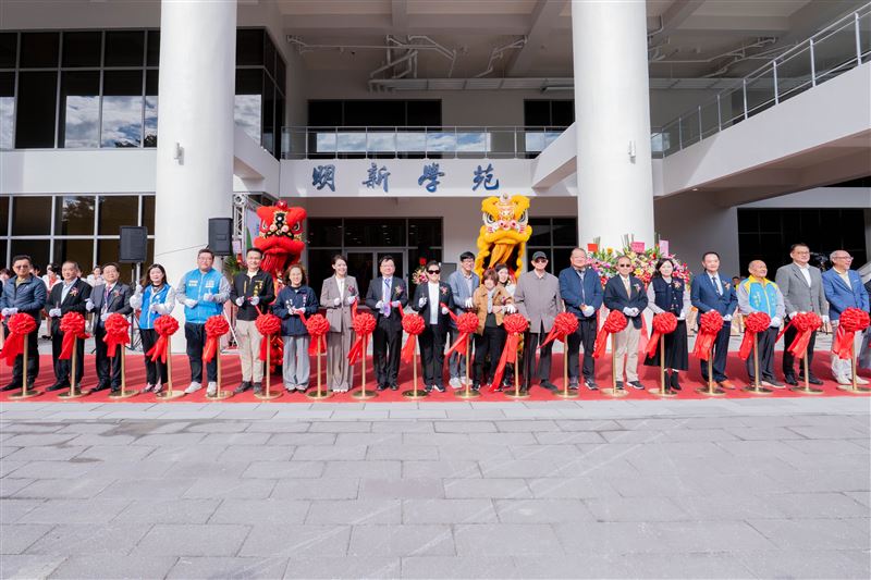 明新科大宿舍落成啟用。（圖／明新科大提供）