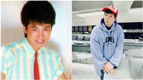 曹西平年輕對比照。（圖／翻攝自曹西平臉書）