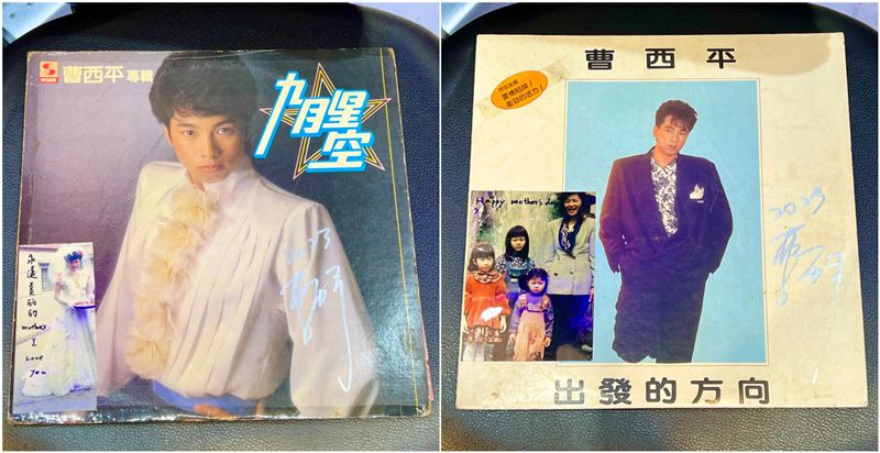 曹西平曾在臉書曬出專輯照片。(圖/翻攝自曹西平臉書)