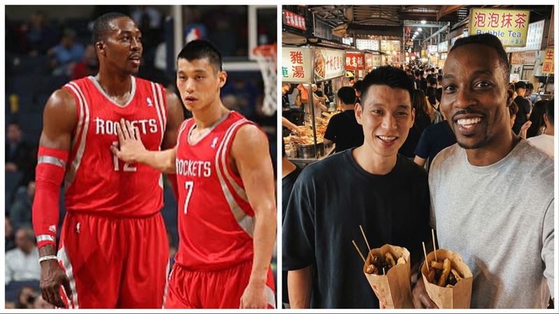 「魔獸」霍華德（Dwight Howard）發文為林書豪退休獻上祝福。（圖／翻攝自IG @dwighthoward）