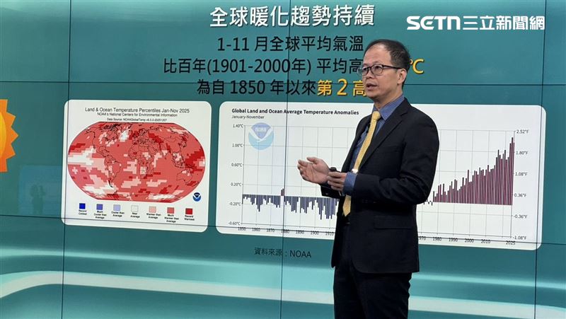 氣象預報中心主任黃樁喜。(圖/記者柯美儀攝影)