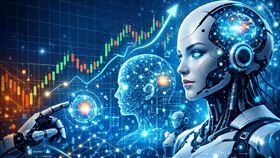 今年想跑贏大盤，只有一個主軸就是AI，加權指數今年以來上漲逾20%，台積電上漲逾40%。投資人持股裡若沒有AI，績效與有AI的投資人，差距可能十萬八千里，今年許多族群幾乎沒有什麼表現，且有不少個股持續破底，這一波台股大漲行情與它們毫無關聯。（示意圖/ AI製圖）