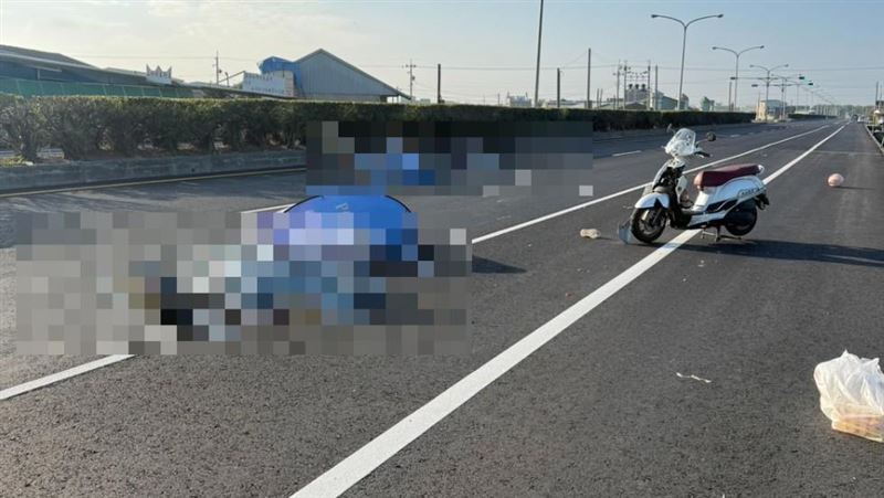 雲林台19線元長段發生死亡車禍，2名騎士遭撞輾壓慘死。（圖／翻攝Threads）