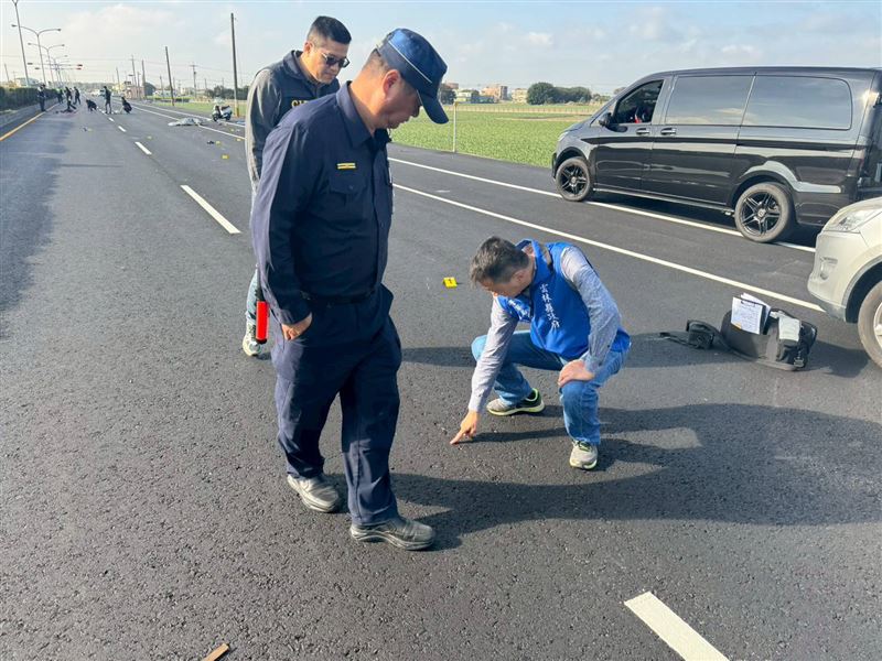 警方懷疑可能有其他不明車輛肇事後逃逸。（圖／翻攝畫面）