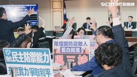 藍白在立法院程序委員會五度封殺國防特別預算。（圖／記者楊士誼攝影）