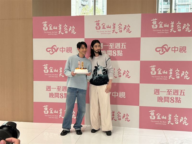 連晨翔與章廣辰 一同出席《舊金山美容院》宣傳活動。（圖／記者趙浩雲攝影）