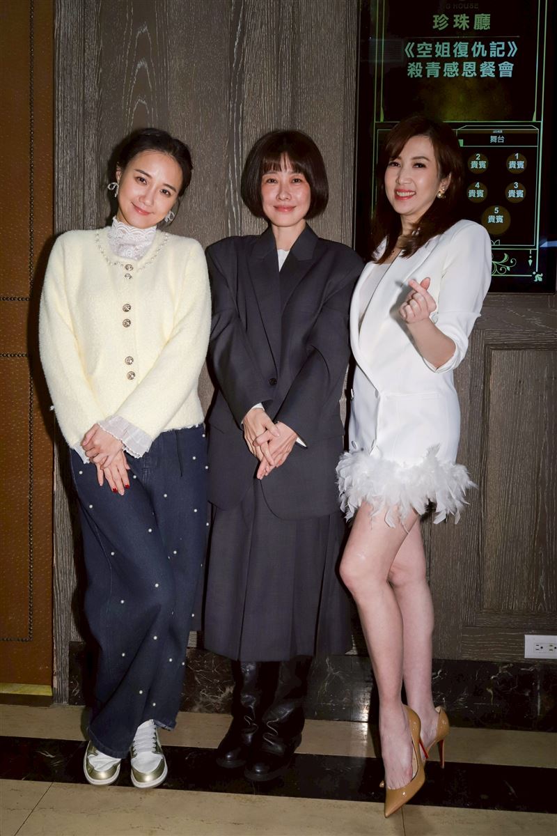 （左起）何妤玟、李維維、廖家儀都熱愛跳舞。（圖／民視提供）