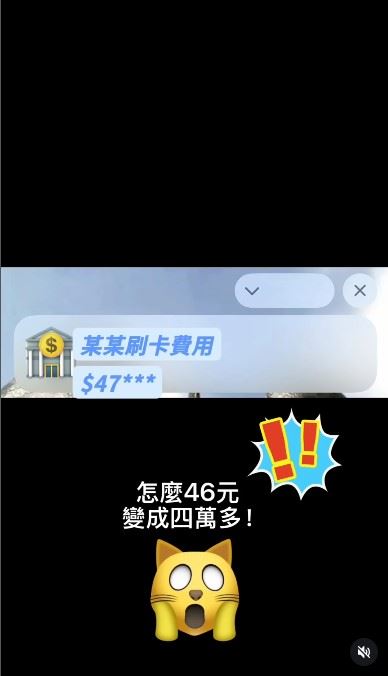 丹丹發現信用卡實際刷款金額高達4萬多元。（圖／翻攝自IG @yea_wu）