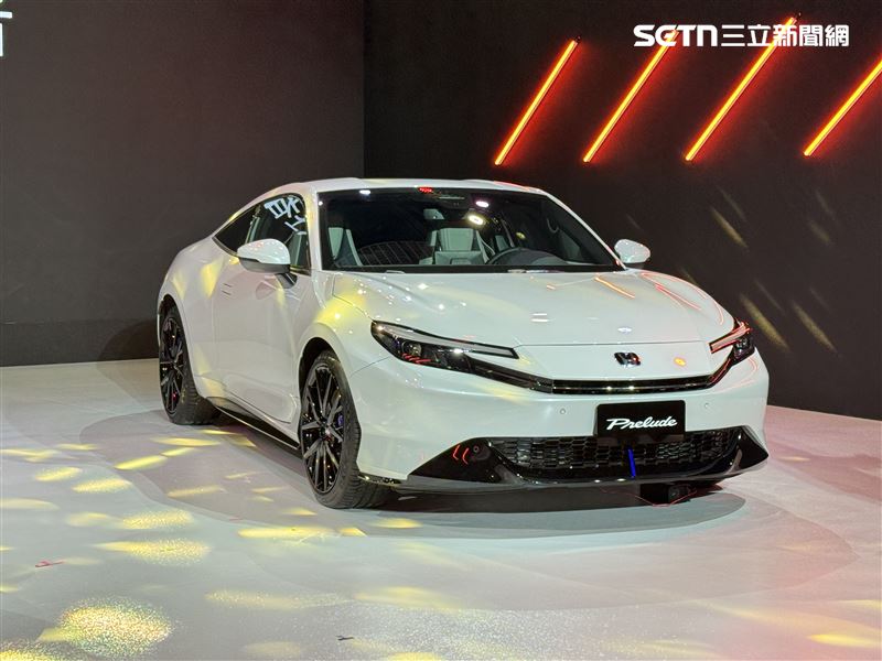 Honda PRELUDE混動跑車。（圖／記者鍾釗榛攝）